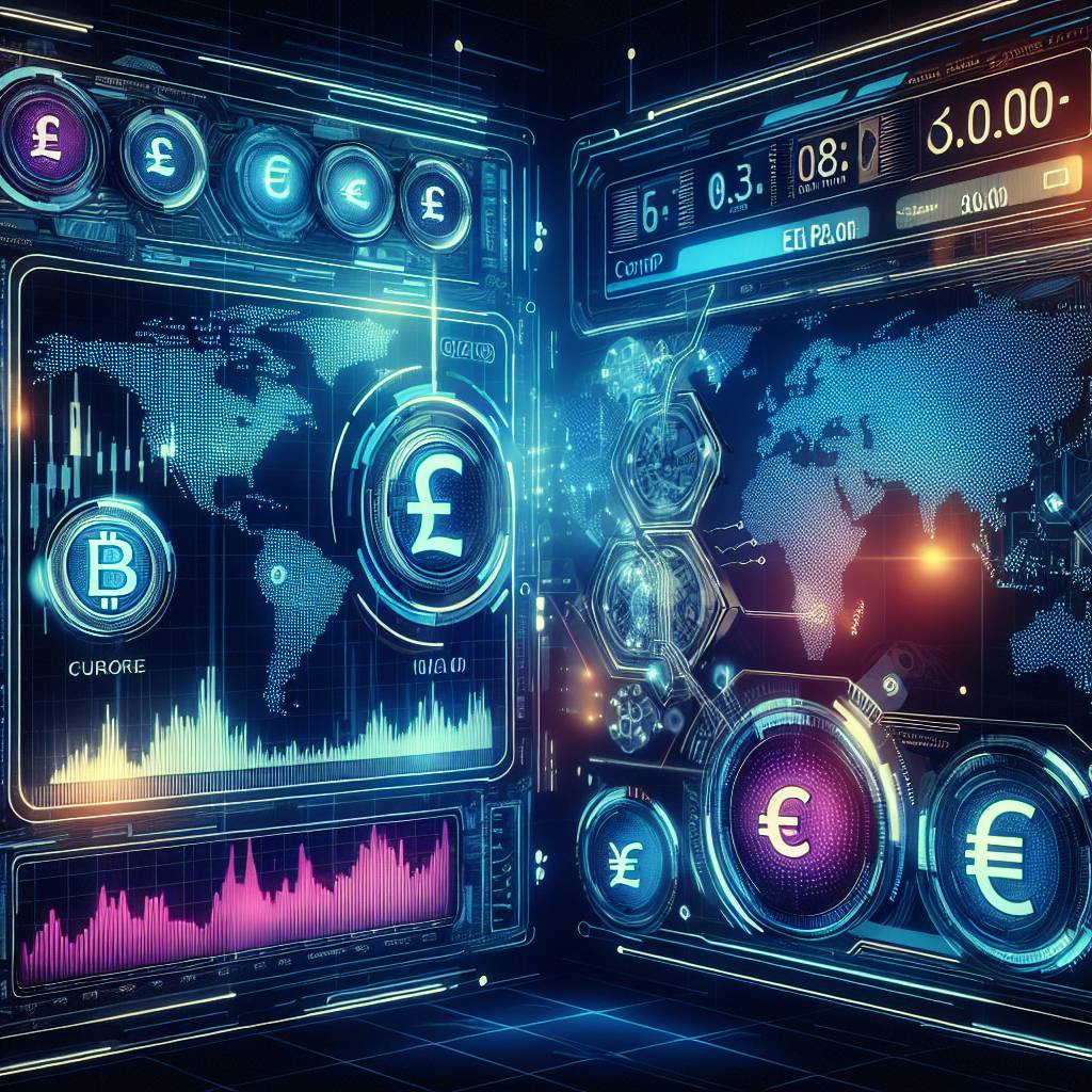 What is the current exchange rate for converting EUR to GBP in the digital currency market?