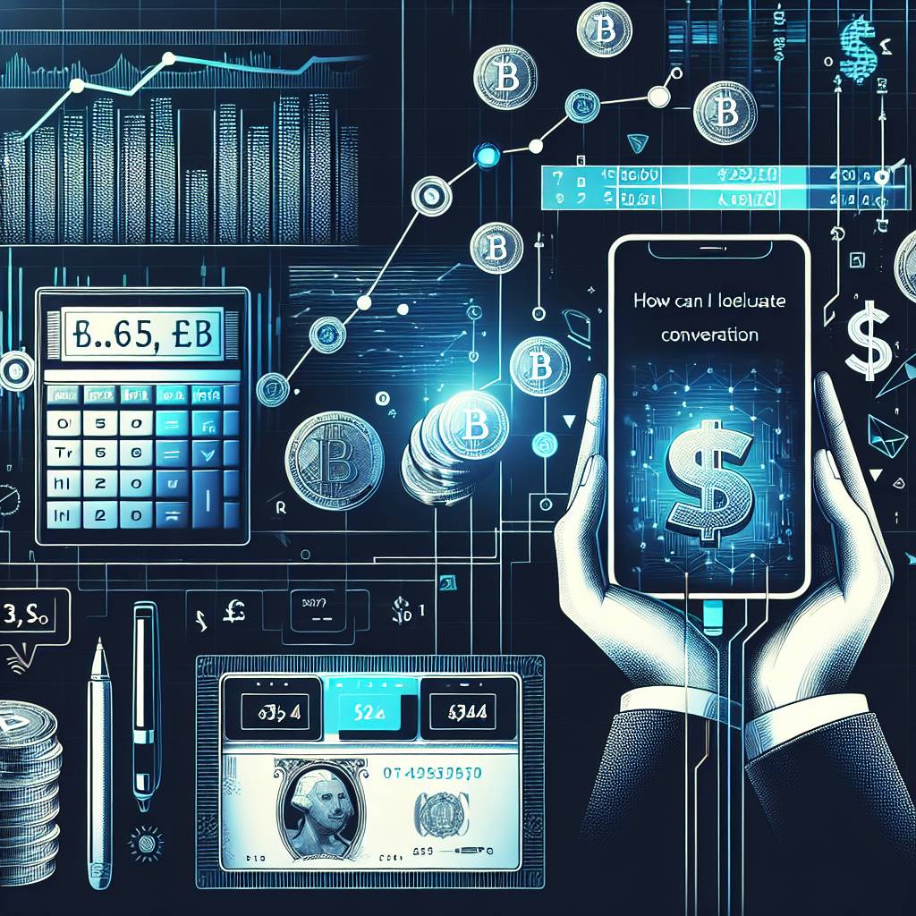 How can I calculate the conversion from EUR to USD for my cryptocurrency transactions?