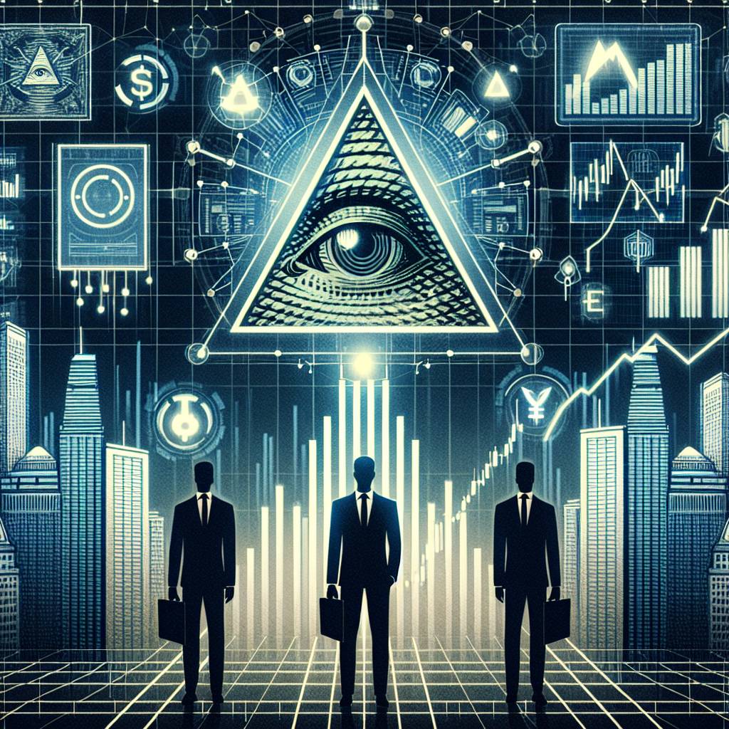 How is the illuminati connected to the rise and fall of cryptocurrency prices?