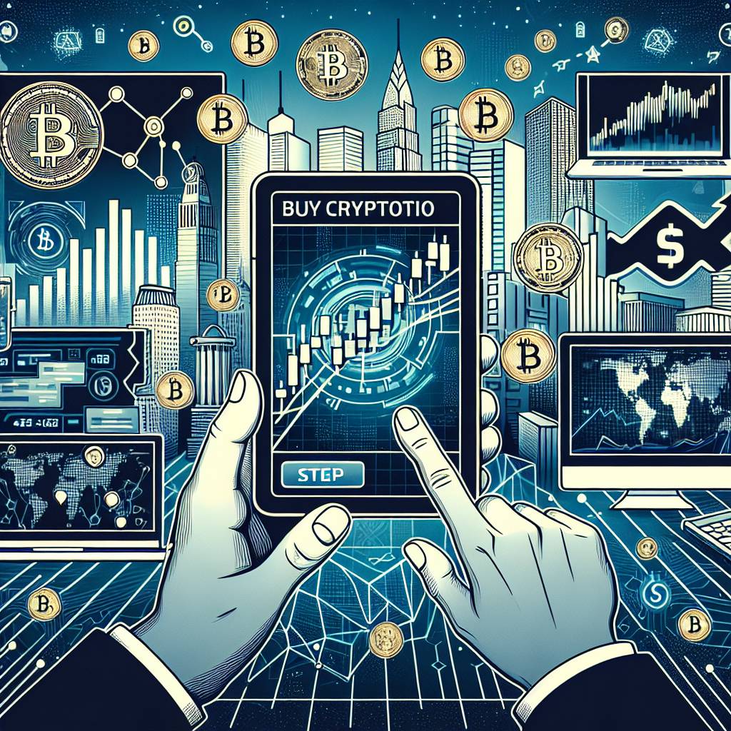 What are the steps to buy crypto using an app?