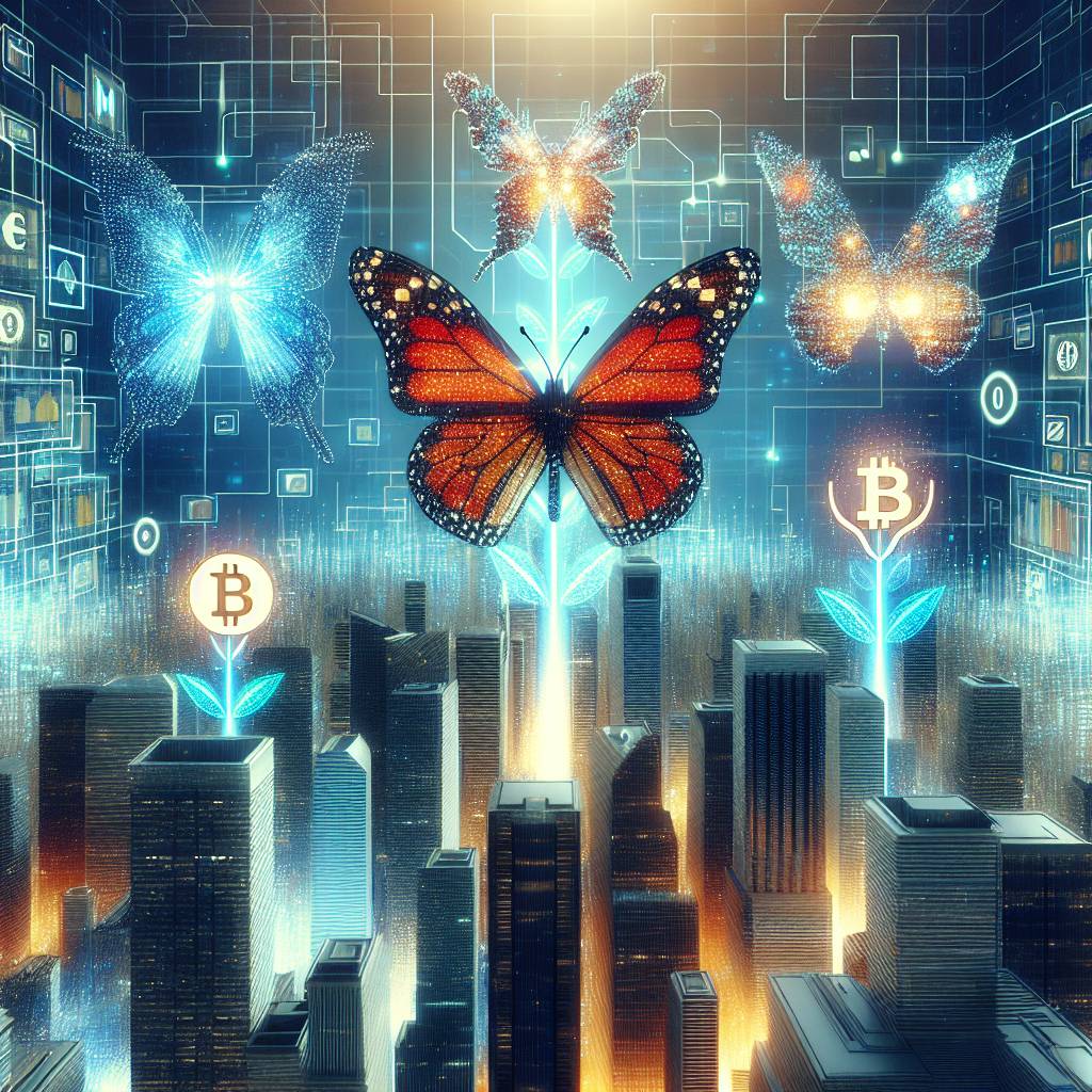 Which digital currencies are most suitable for implementing the butterfly strategy in options?