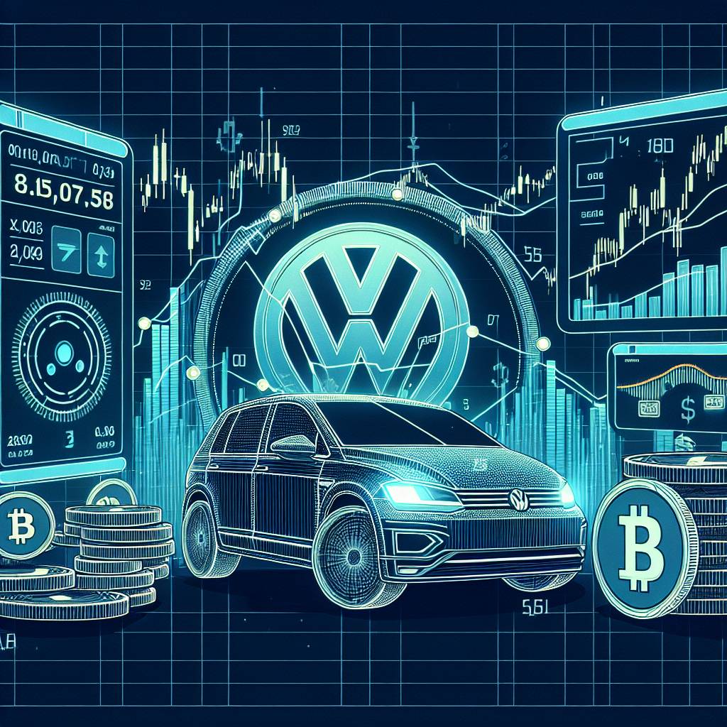 What are the potential implications of Volkswagen's stock symbol on the cryptocurrency market?