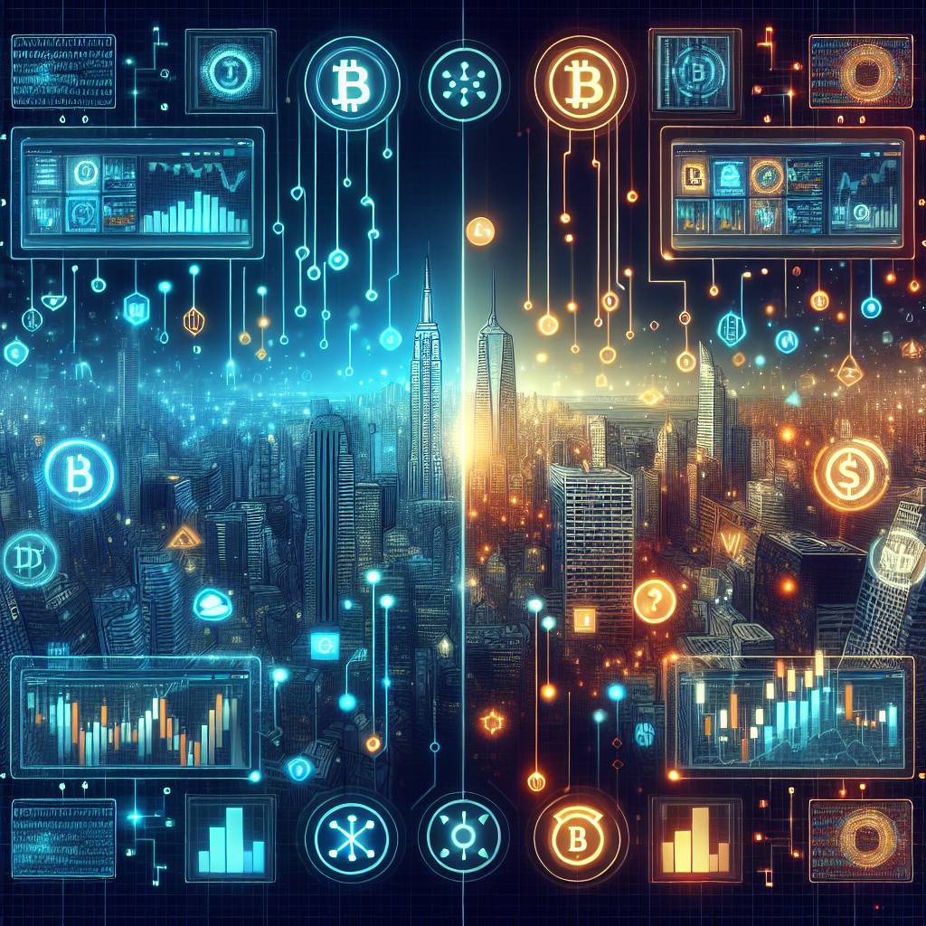 What are the main differences between Webull and Charles Schwab in terms of their cryptocurrency offerings?