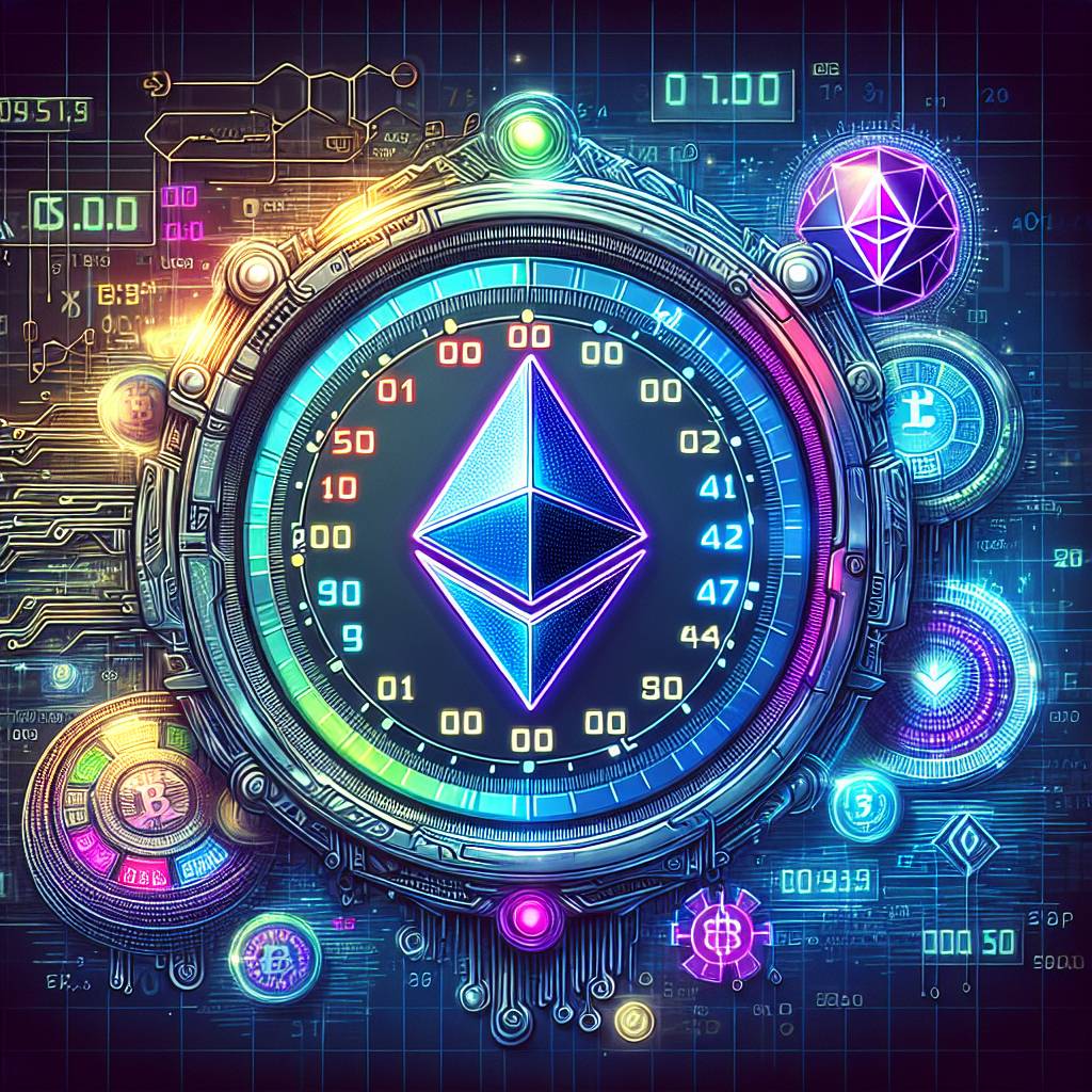 What is the current countdown for the Ethereum blockchain upgrade?