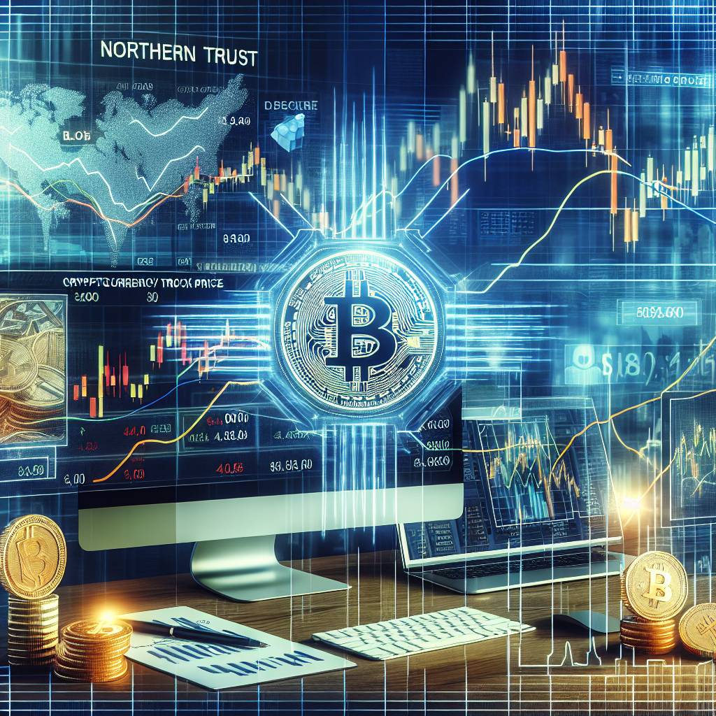 What is the correlation between the Northern Trust stock price and cryptocurrency prices?