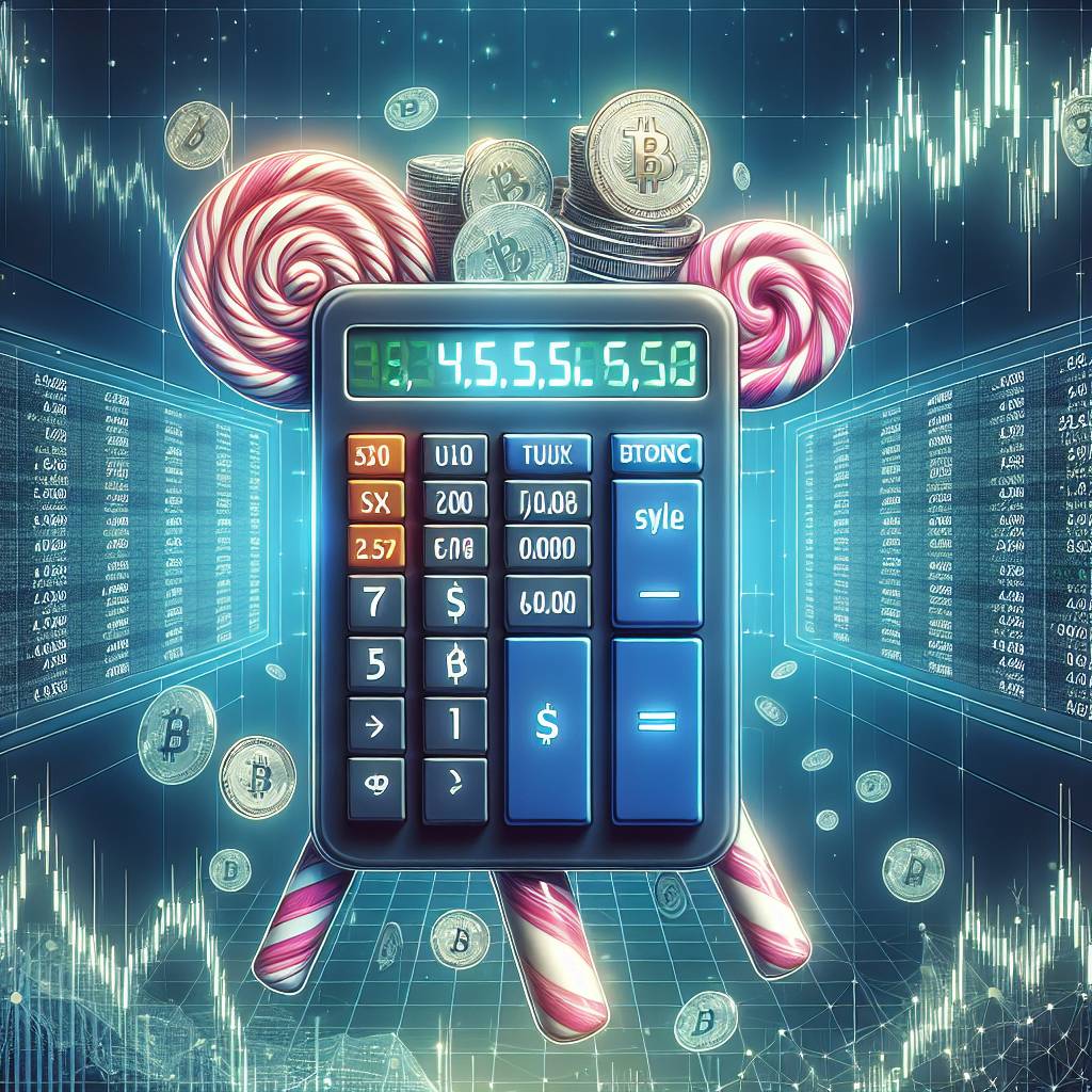 Which candy calculator provides real-time price updates for cryptocurrencies?
