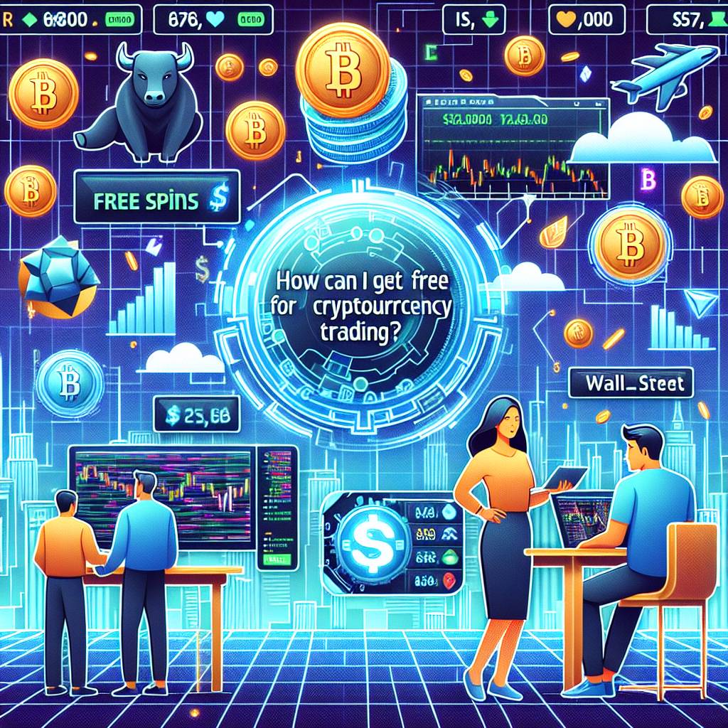 How can I get free spins for cryptocurrency trading?