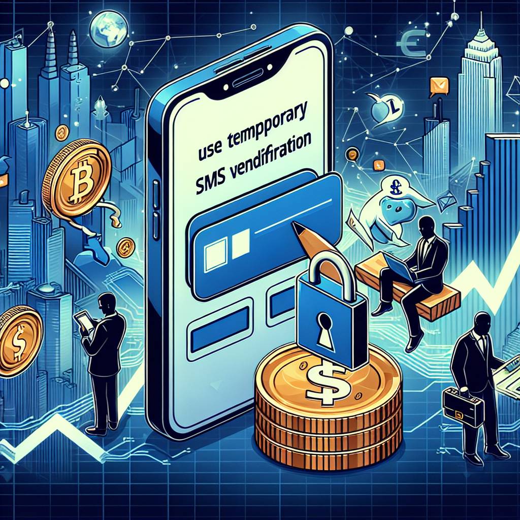 What are the benefits of using a temporary visa card number for cryptocurrency transactions?