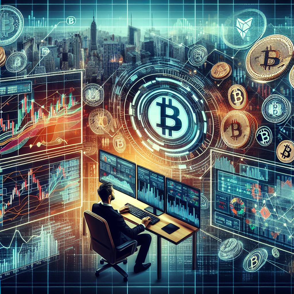 How can trading symmetrical triangles be used to predict price movements in cryptocurrencies?