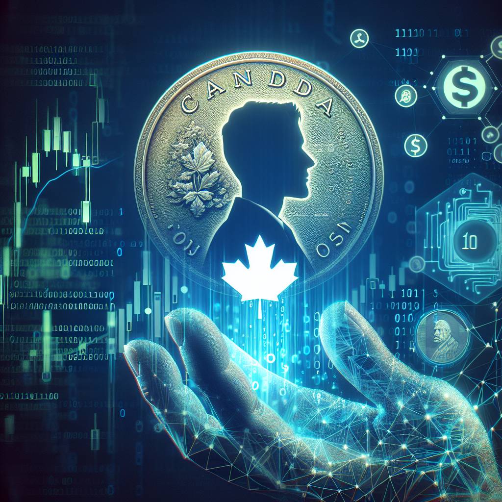 Who is featured on the Canadian dollar in the context of cryptocurrencies?