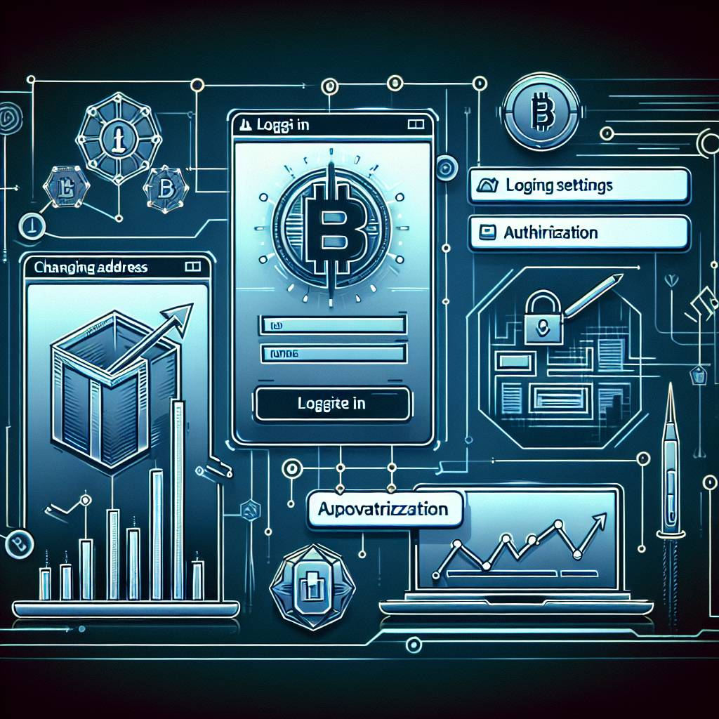 What is the process to change my Webull address for conducting cryptocurrency transactions?