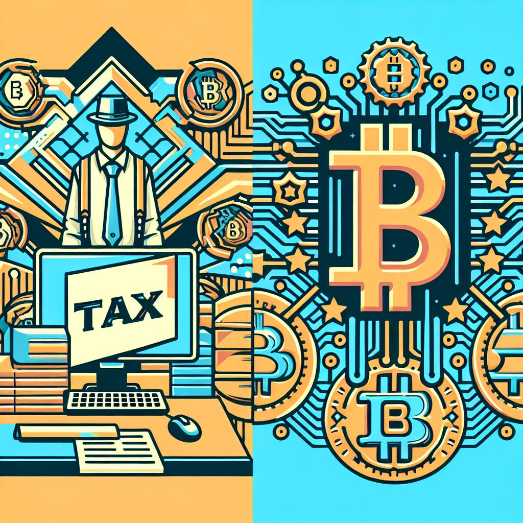What colors are commonly used in tax preparation logos for blockchain startups?