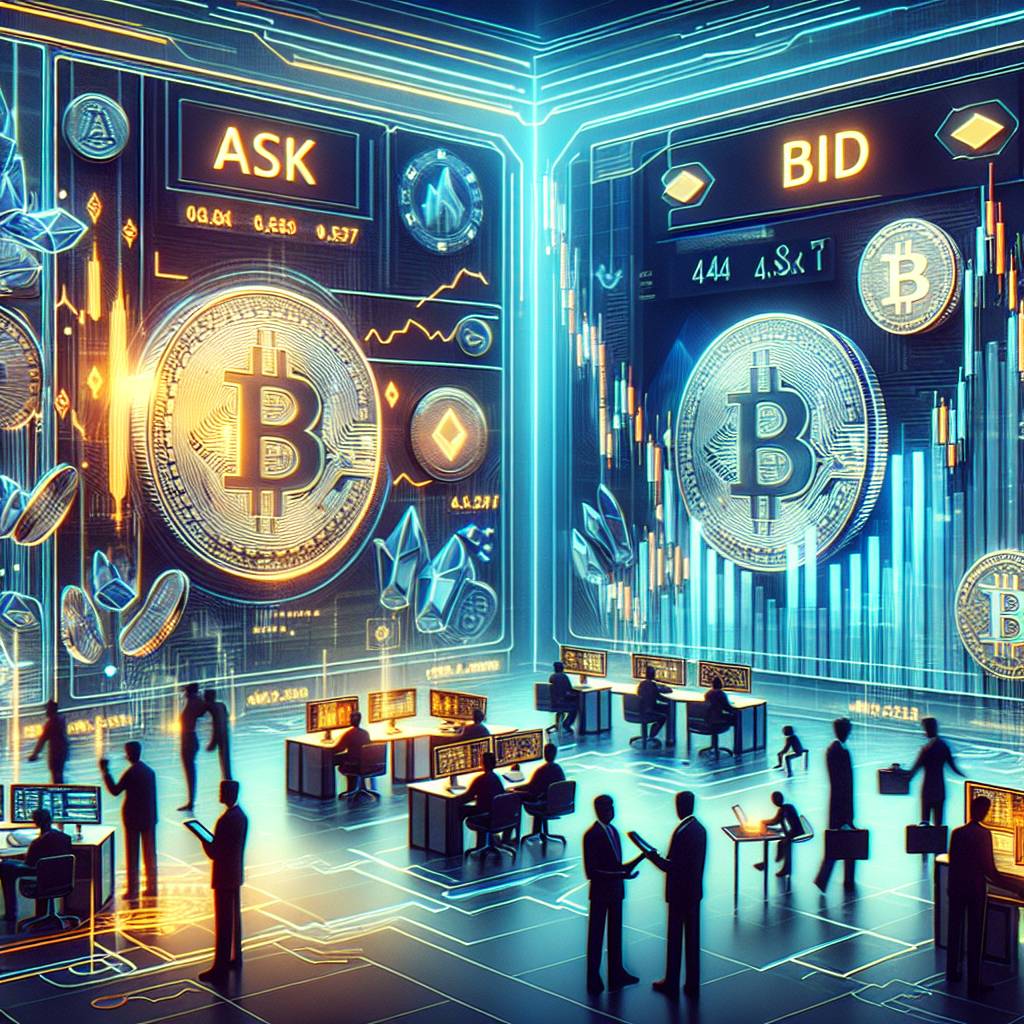 What is the difference between the ask price and buy price of a cryptocurrency?
