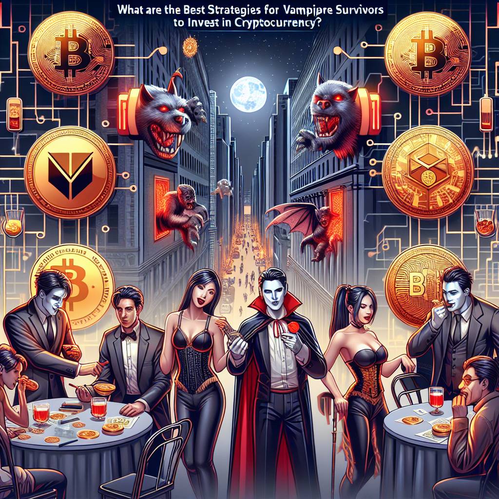 What are the best strategies for vampire survivors to invest in cryptocurrency?