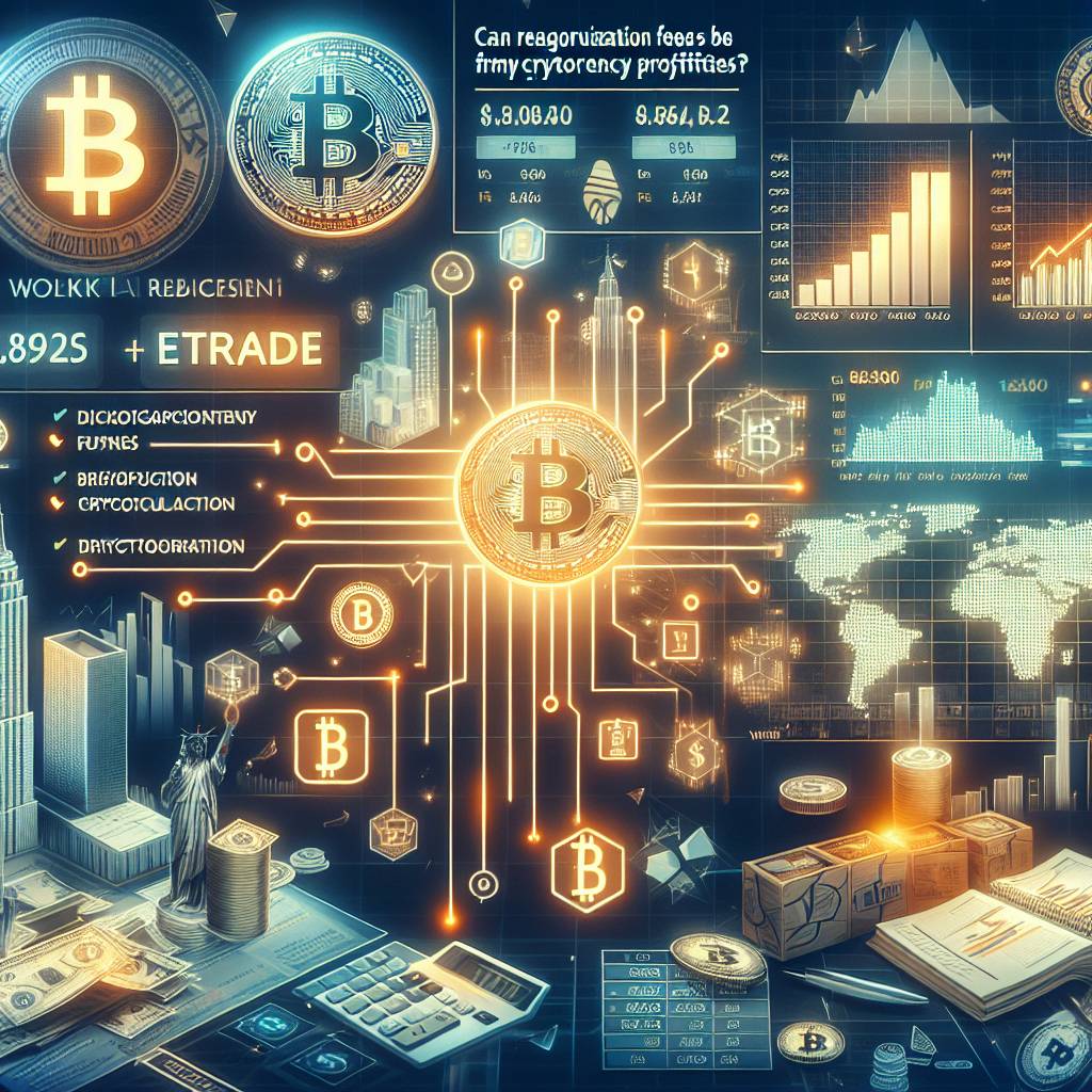 Can the mandatory reorganization fee on Etrade be waived or reduced for high-volume cryptocurrency traders?