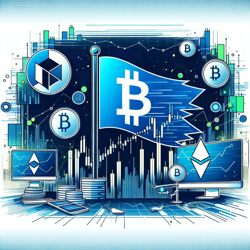 What are the potential bullish signals that a reverse bull flag pattern may indicate in the world of digital currencies?