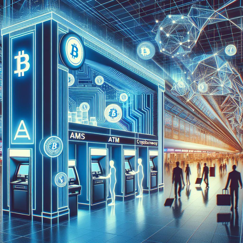 How can I find ATMs in Athens airport that offer cryptocurrency exchange services?