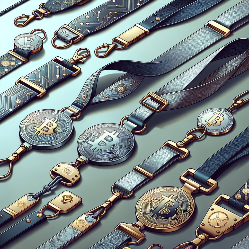 Which lanyard brands offer fashionable options for cryptocurrency holders?