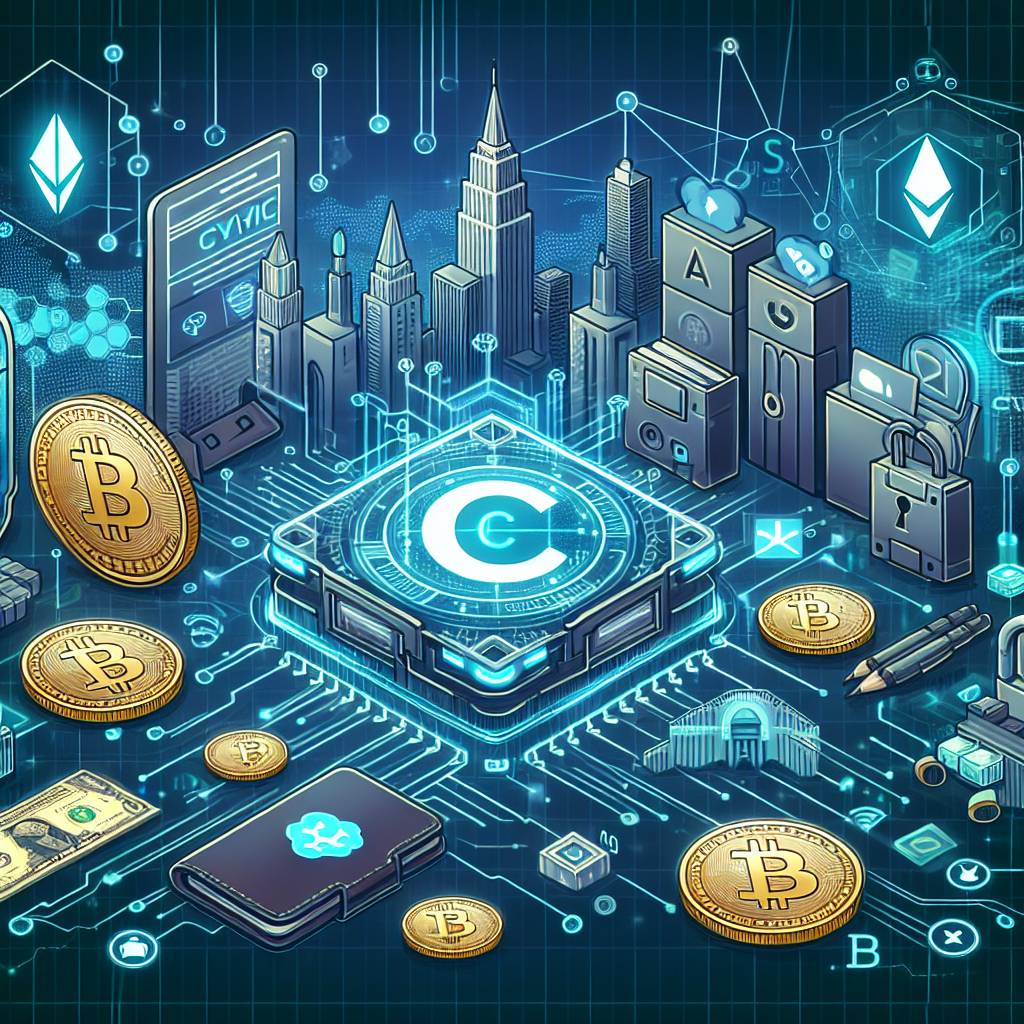 Which cryptocurrency wallets support Civic (CVC) for secure storage?