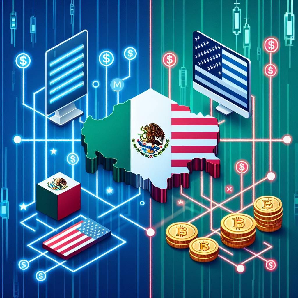 What are the advantages of using digital currencies for exchanging dollars to pesos?