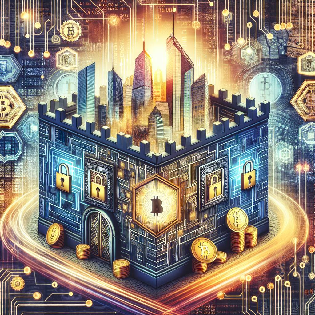 How does Fortress blockchain enhance the security of digital currencies?