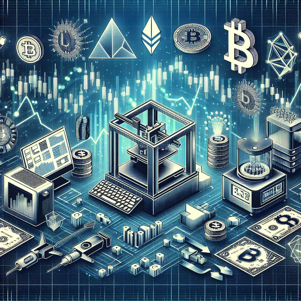 Are 3D printing stocks influenced by the volatility of the cryptocurrency market?