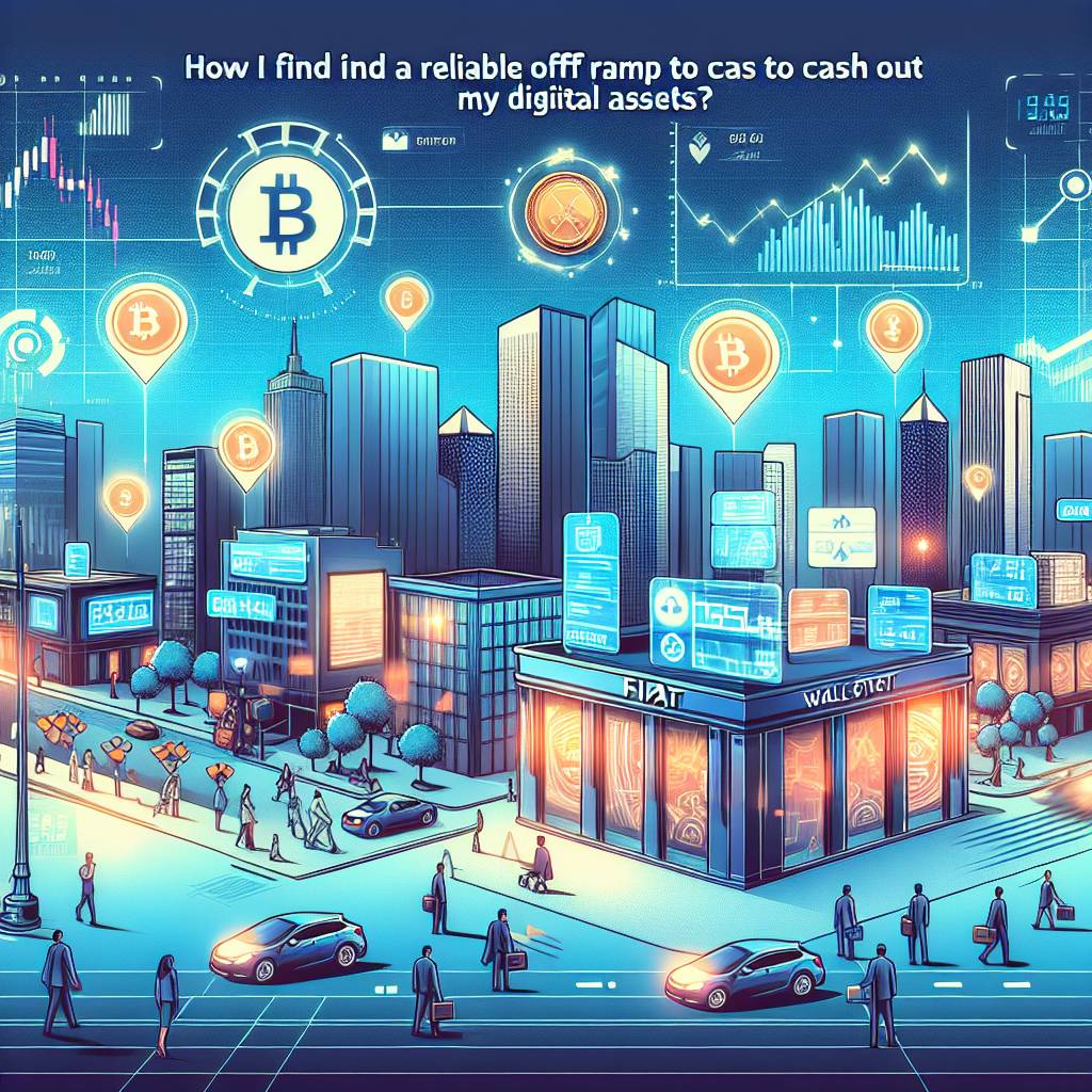 How can I find a reliable fiat off ramp to cash out my digital assets?