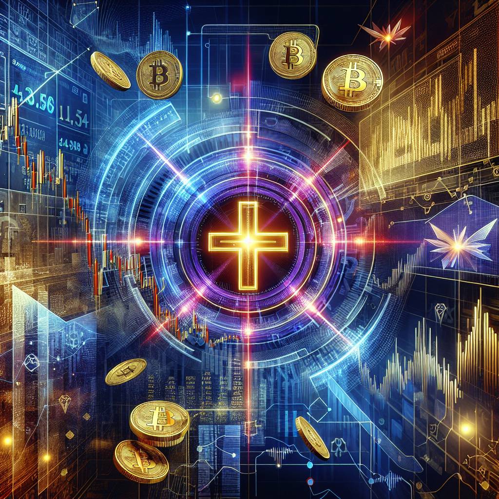 How can the golden cross stock chart be used to predict cryptocurrency price movements?