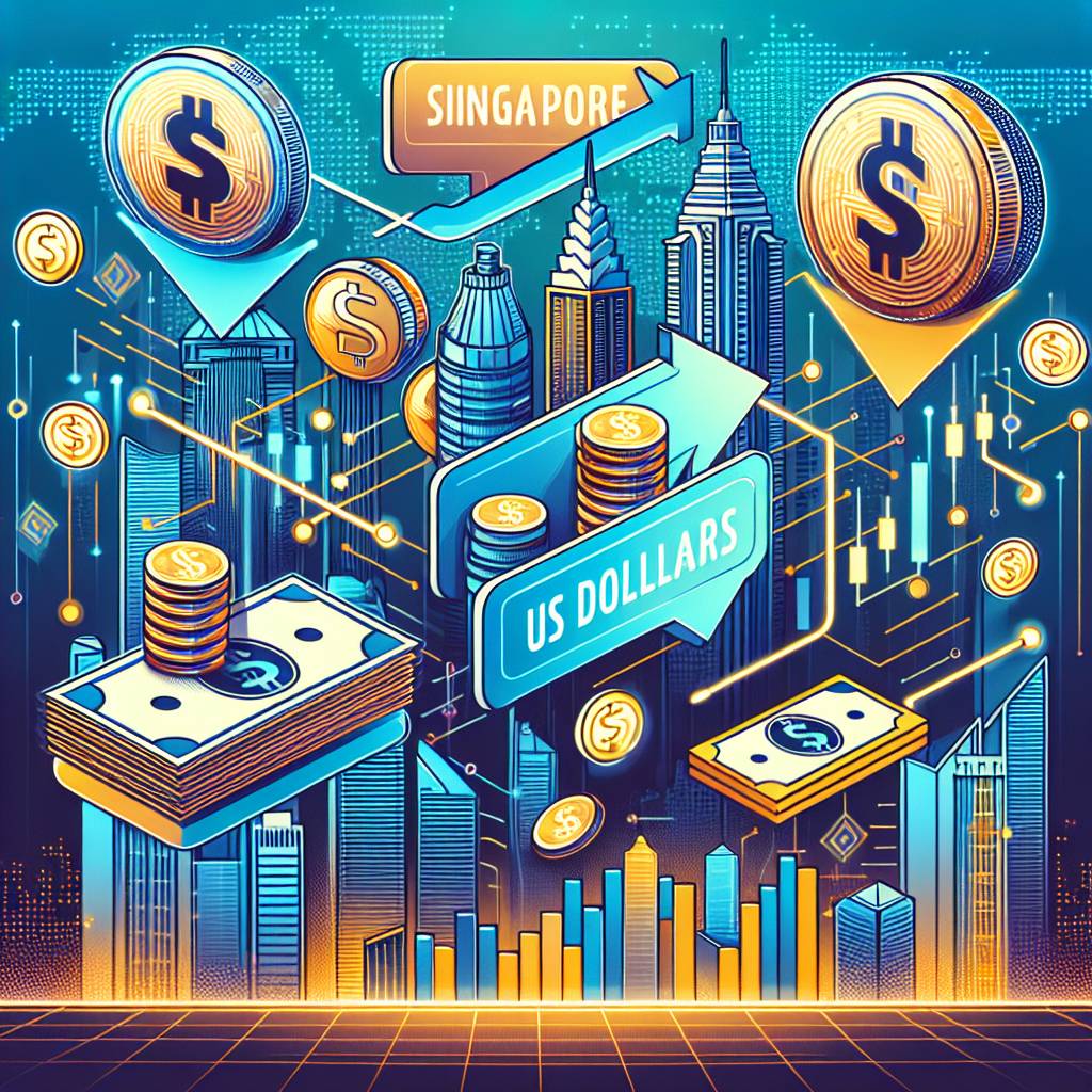 What are the advantages of using cryptocurrencies for converting Singapore Dollar to US Dollar compared to traditional methods?