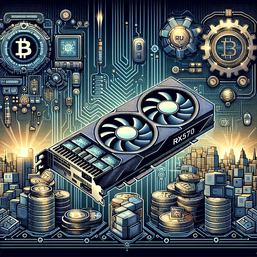 What are the recommended settings for optimizing AMD Radeon RX 570 8GB for mining cryptocurrencies?