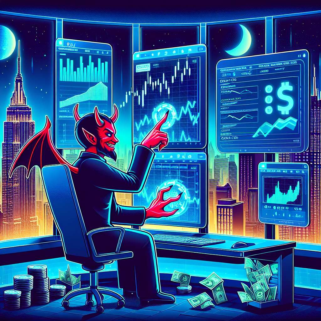 How does Dev the Devil affect the value of cryptocurrencies?