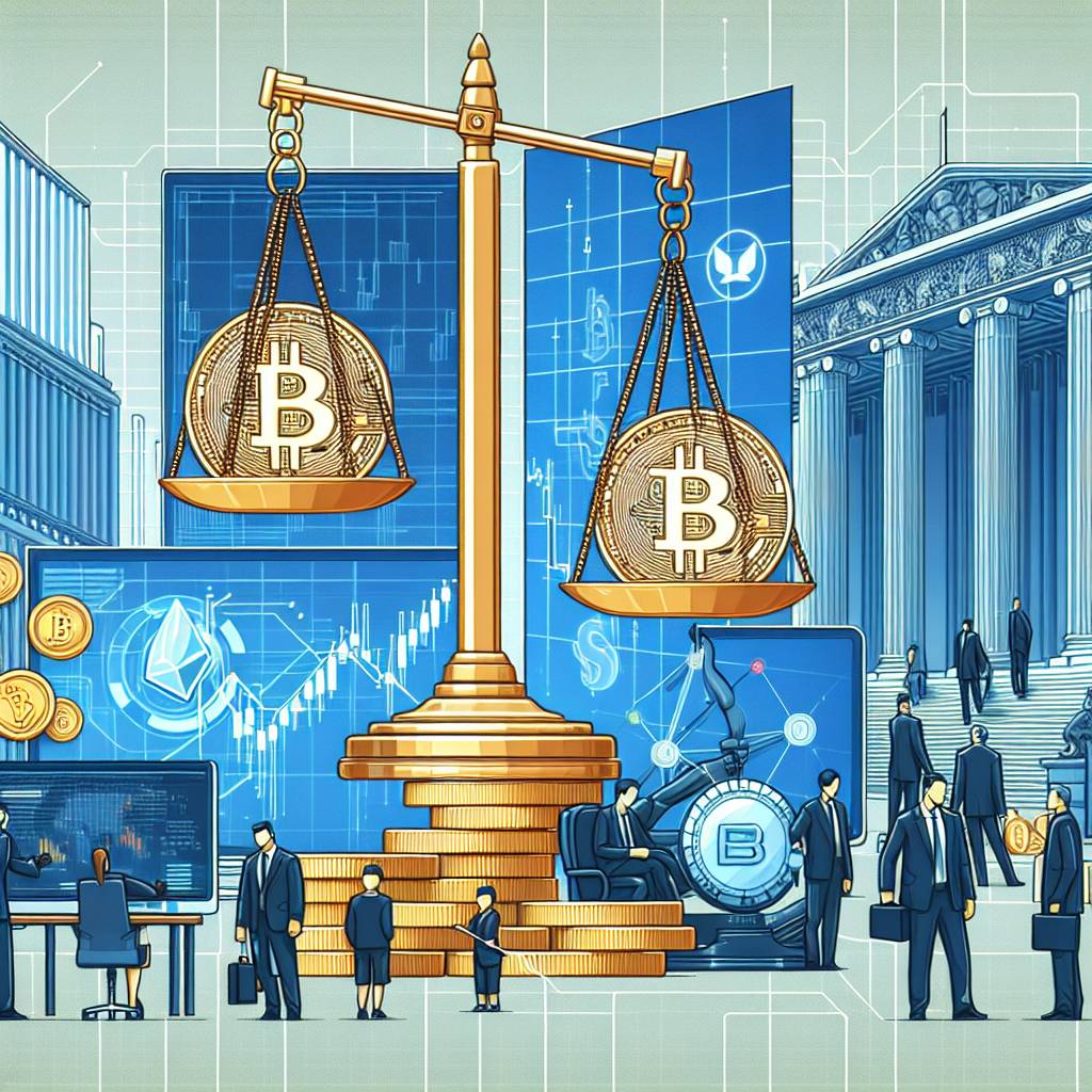 What is the current example of checks and balances in the cryptocurrency industry?