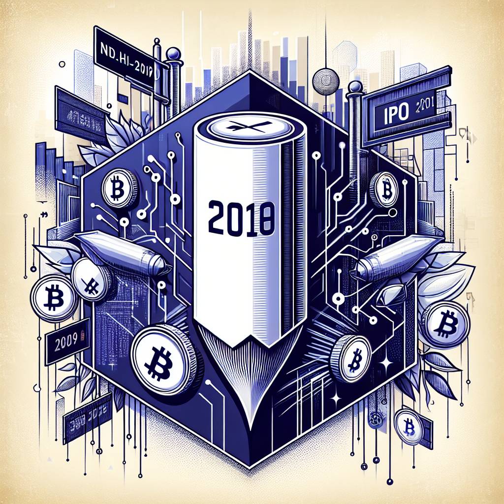 What was the year when chmi^b opened their IPO in the cryptocurrency industry?