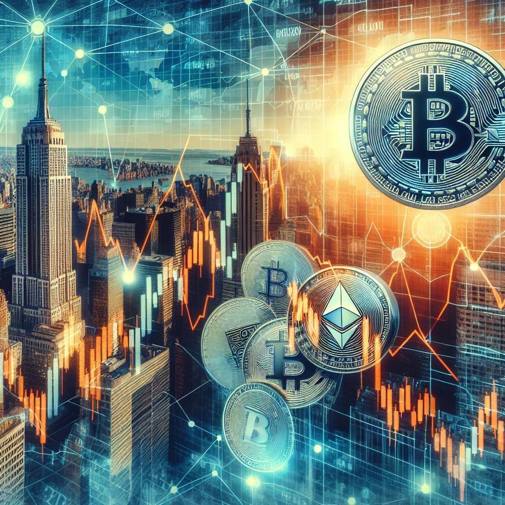What are the correlations between the Nasdaq Composite Index and cryptocurrency prices?