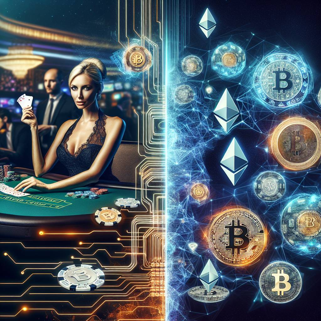 Which digital currencies are accepted for live blackjack betting online?