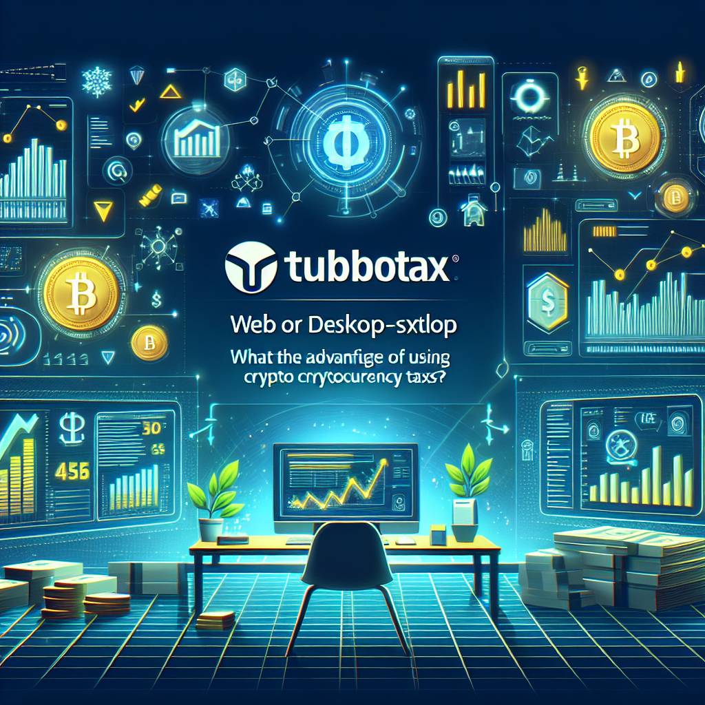 What are the advantages of using the web version of TurboTax for cryptocurrency tax purposes?