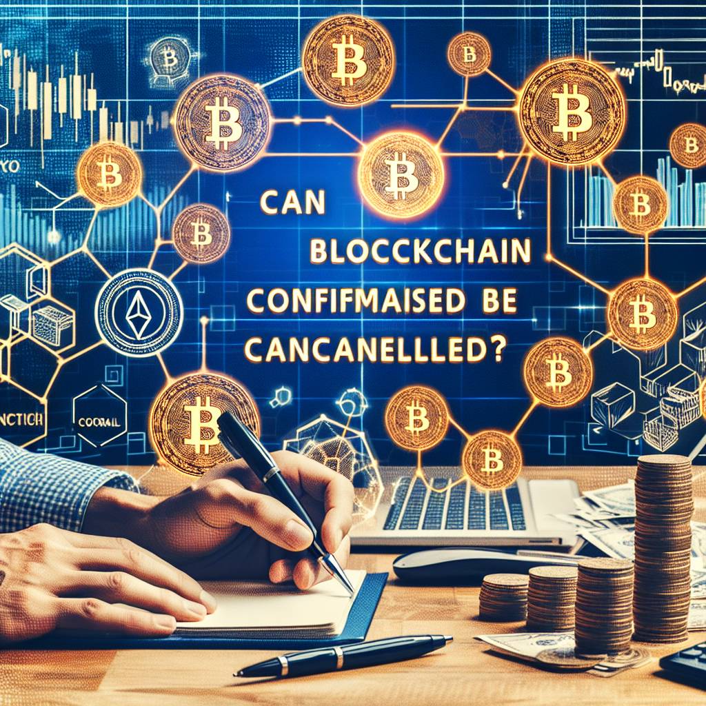 Can blockchain confirmation be reversed or cancelled?