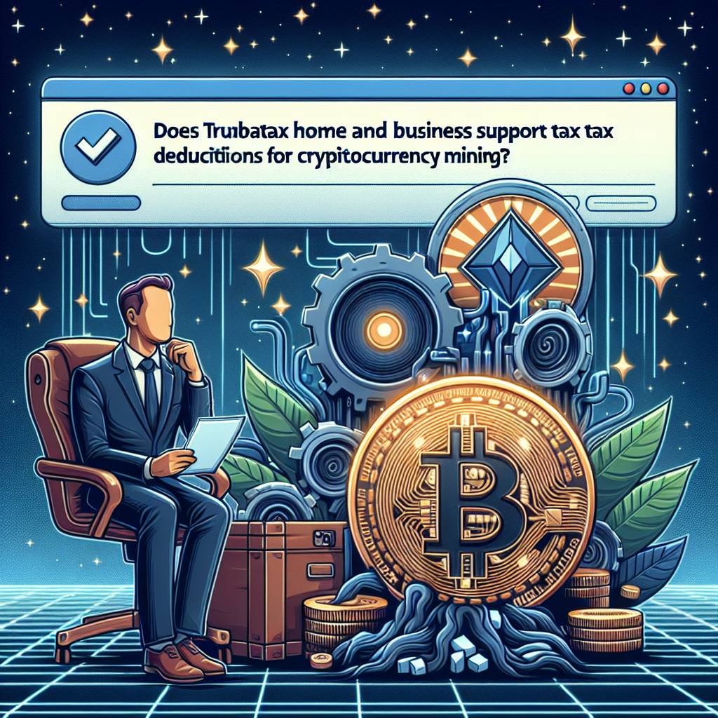 Does Turbotax Home and Business support tax deductions for cryptocurrency mining?