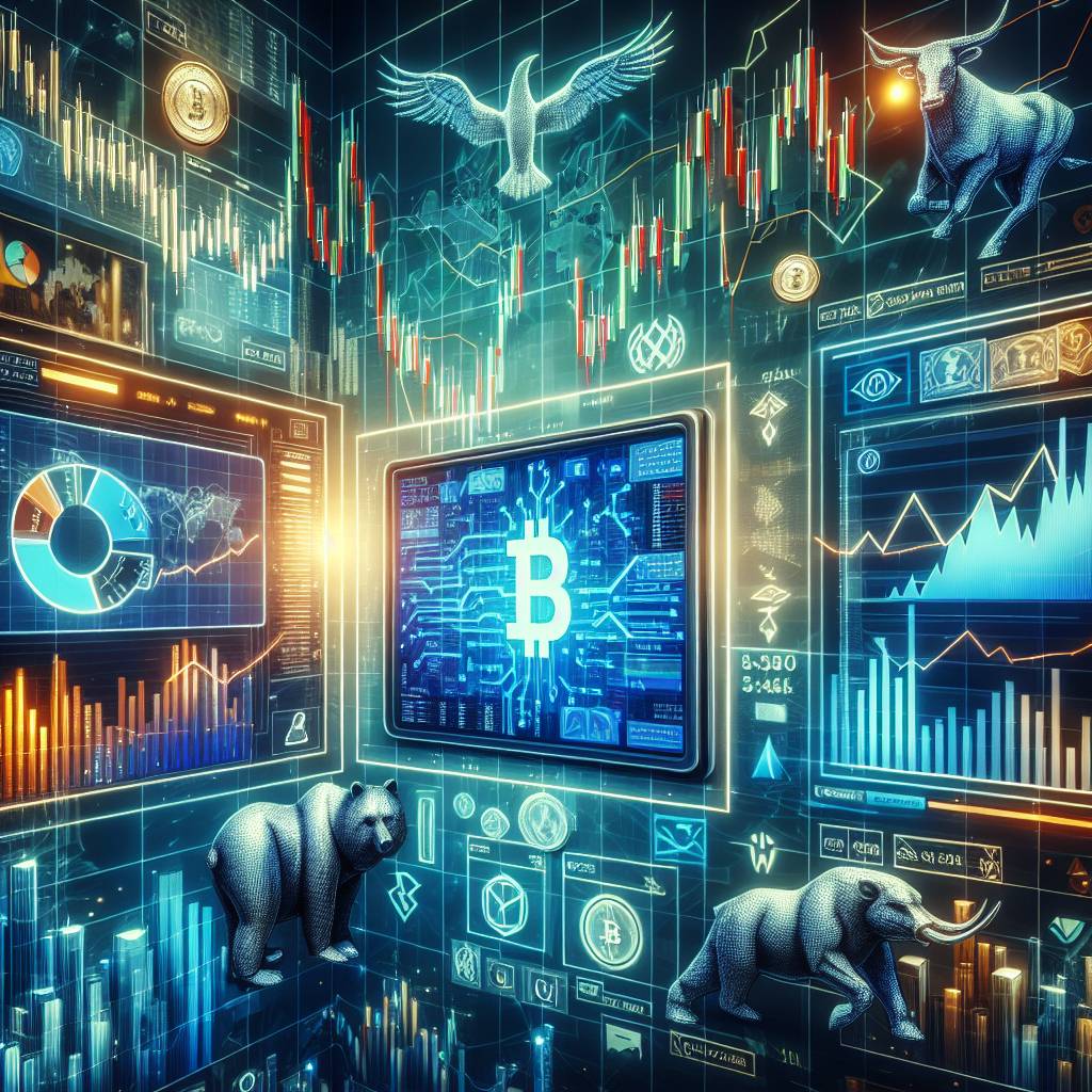 How can I use trading charts to predict the future price of cryptocurrencies?