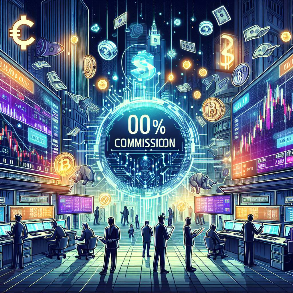 Are there any digital currency exchanges similar to Webull that offer commission-free trading?