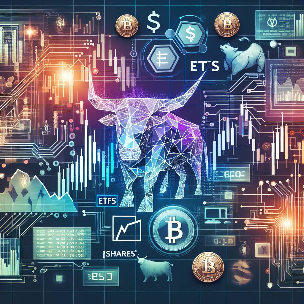 Which iShares industry ETFs are most popular among cryptocurrency investors?