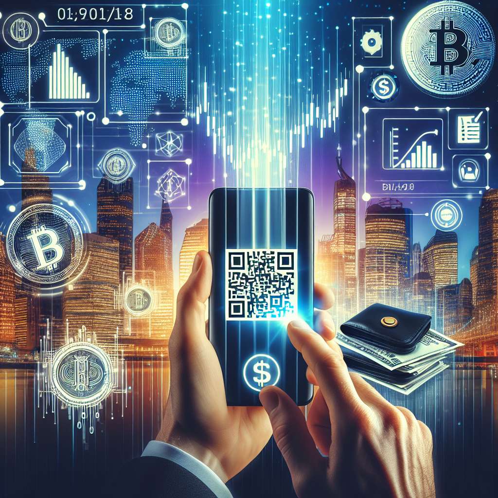 How can I use QR codes to make cryptocurrency transactions?