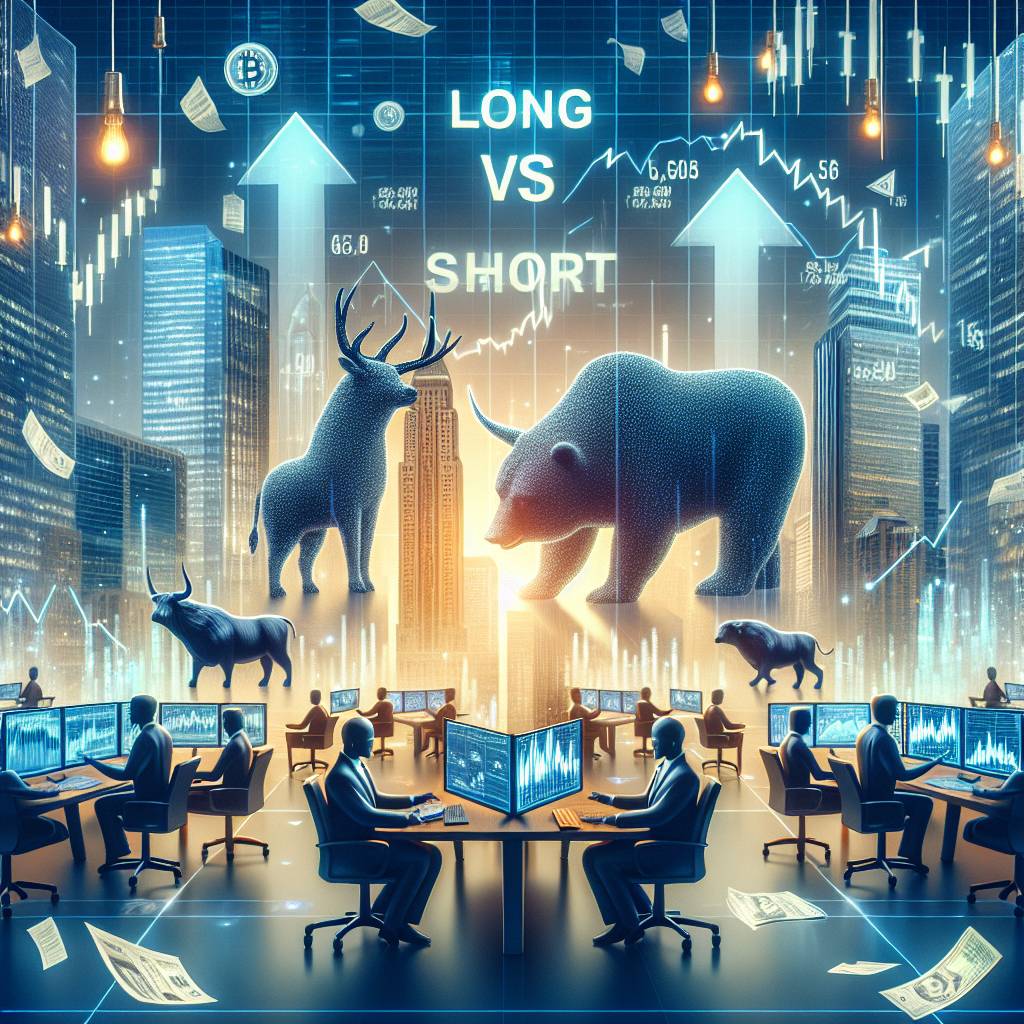 What are the advantages of long versus short positions in the cryptocurrency market?