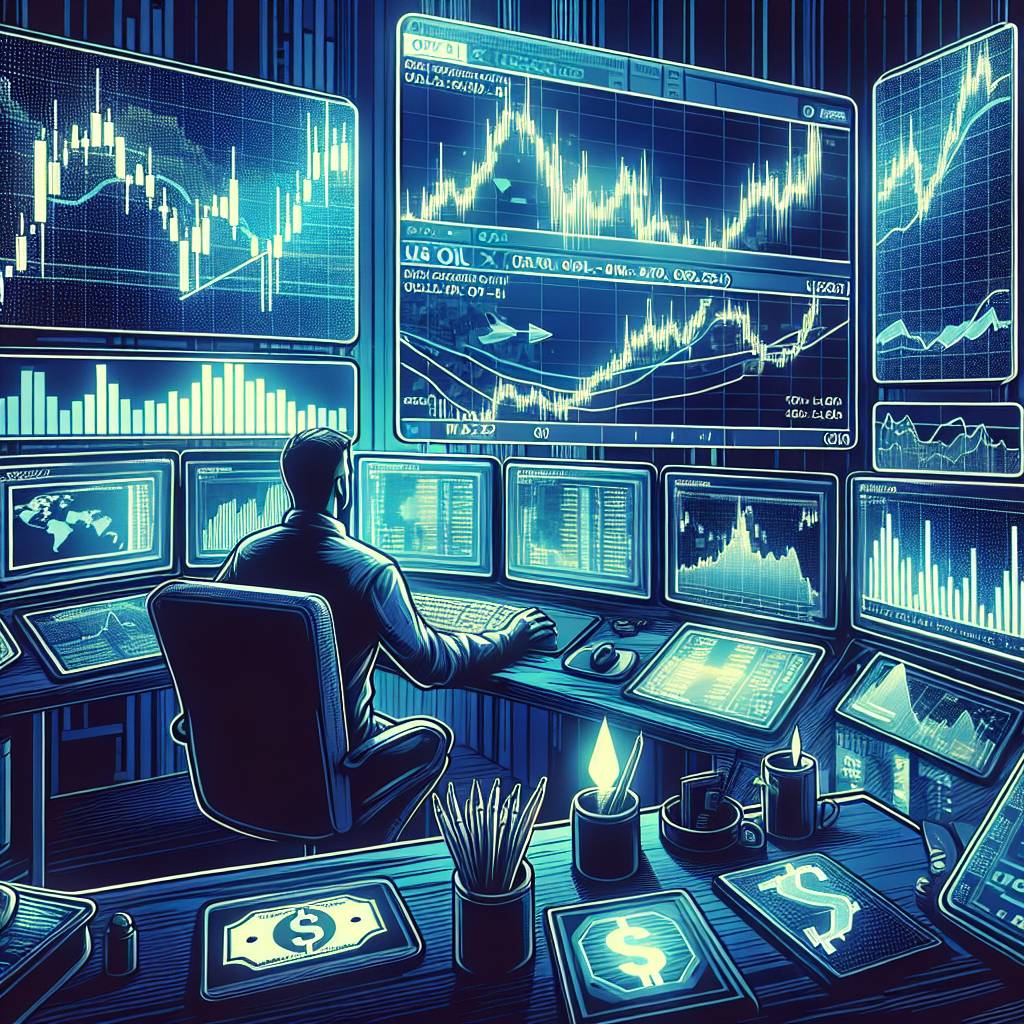 Why do traders closely monitor the relationship between USOIL WTI prices and cryptocurrencies?