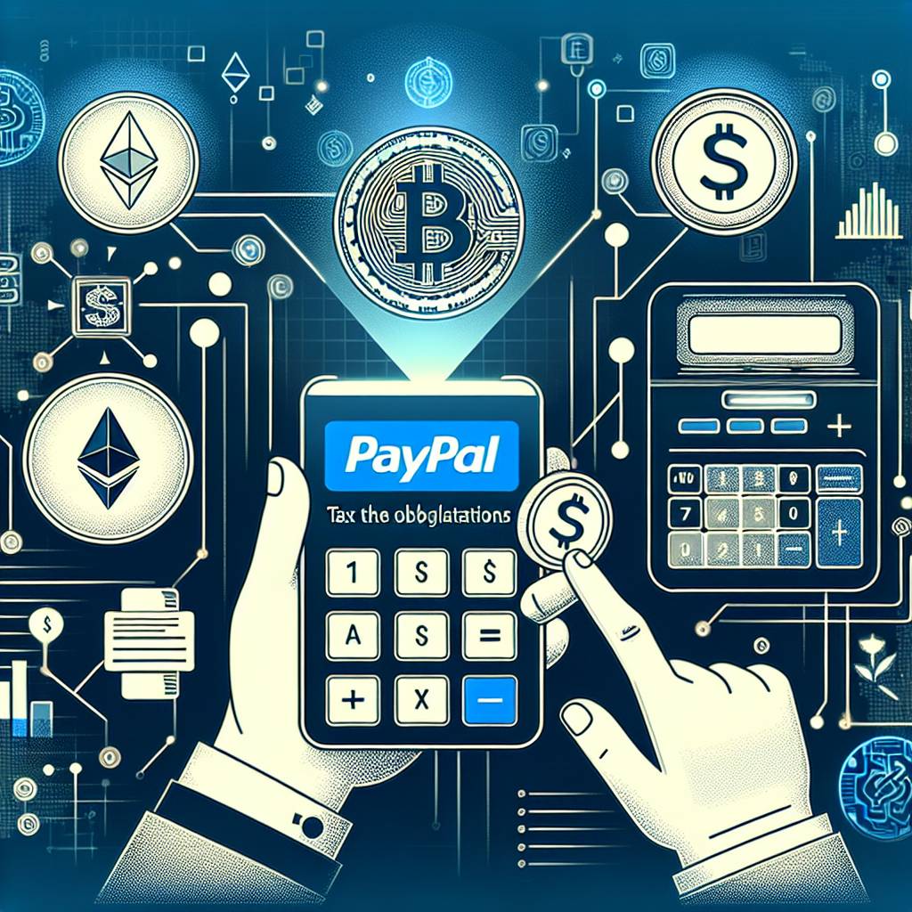 What are the tax obligations when using PayPal to charge for digital currencies?