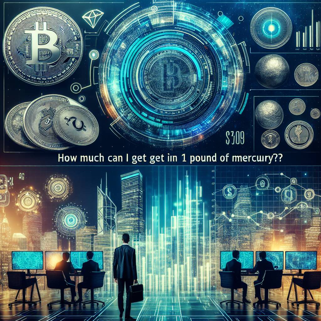 How much can I get in cryptocurrencies for 1 pound of mercury?