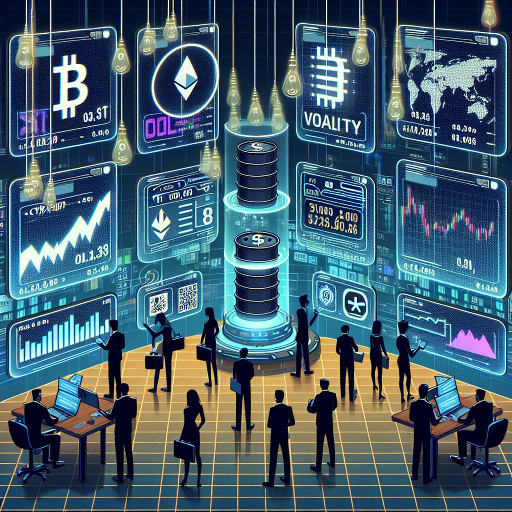 What are the advantages of trading cryptocurrencies instead of oil in terms of profitability and volatility?