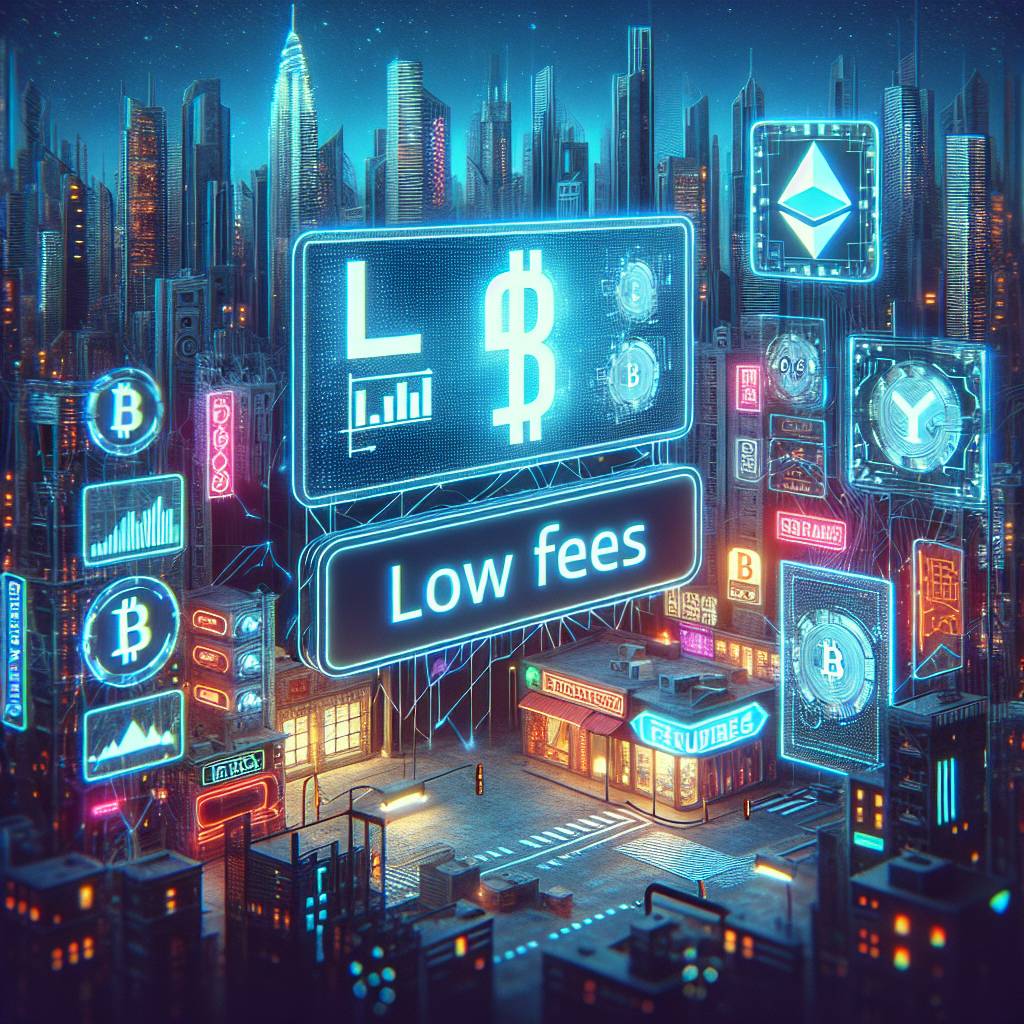 Are there any crypto platforms that charge low fees?
