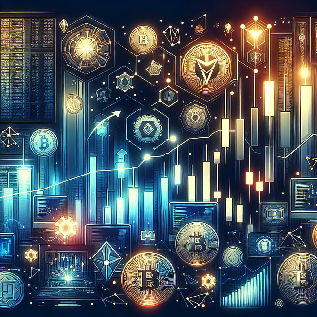 Which cryptocurrencies have shown significant price movements after the appearance of an inverted hammer doji pattern?