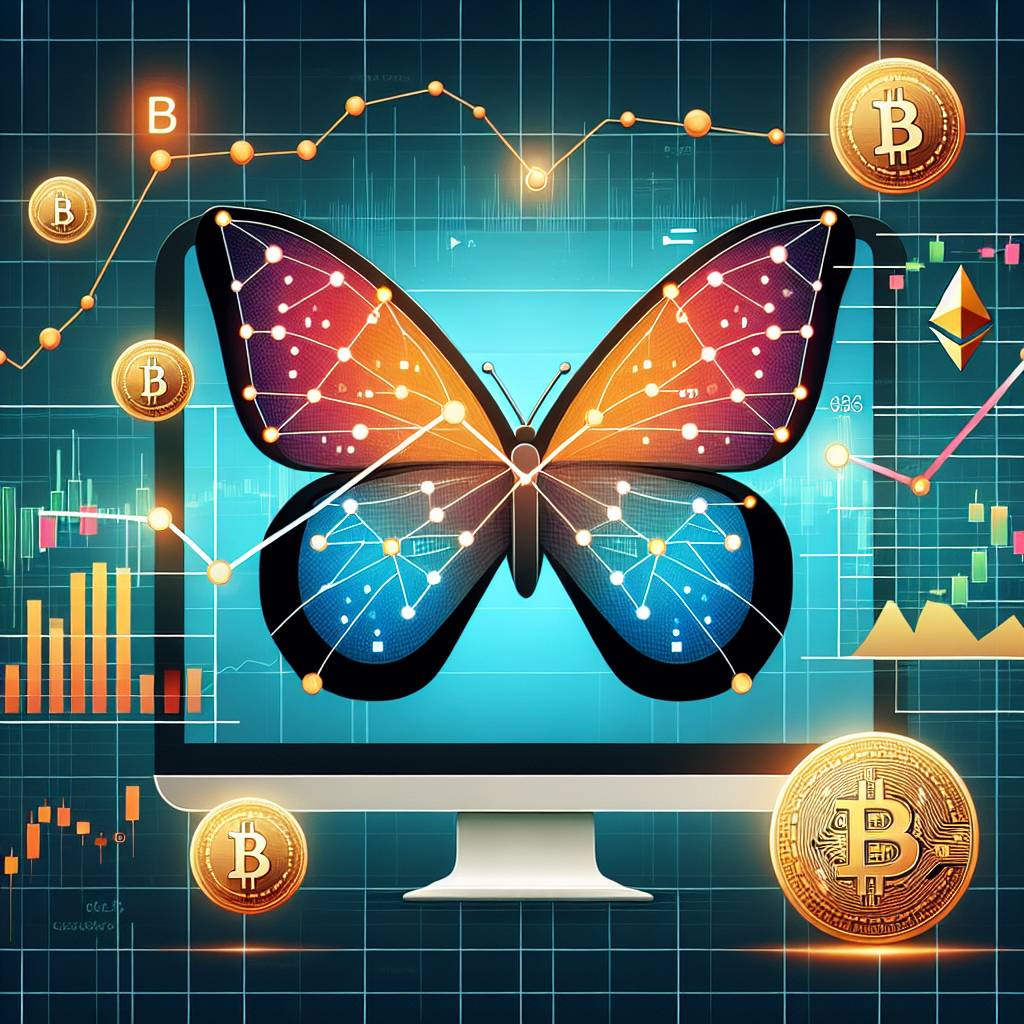 What are the key features of butterfly option payoff diagram in the context of cryptocurrency investments?